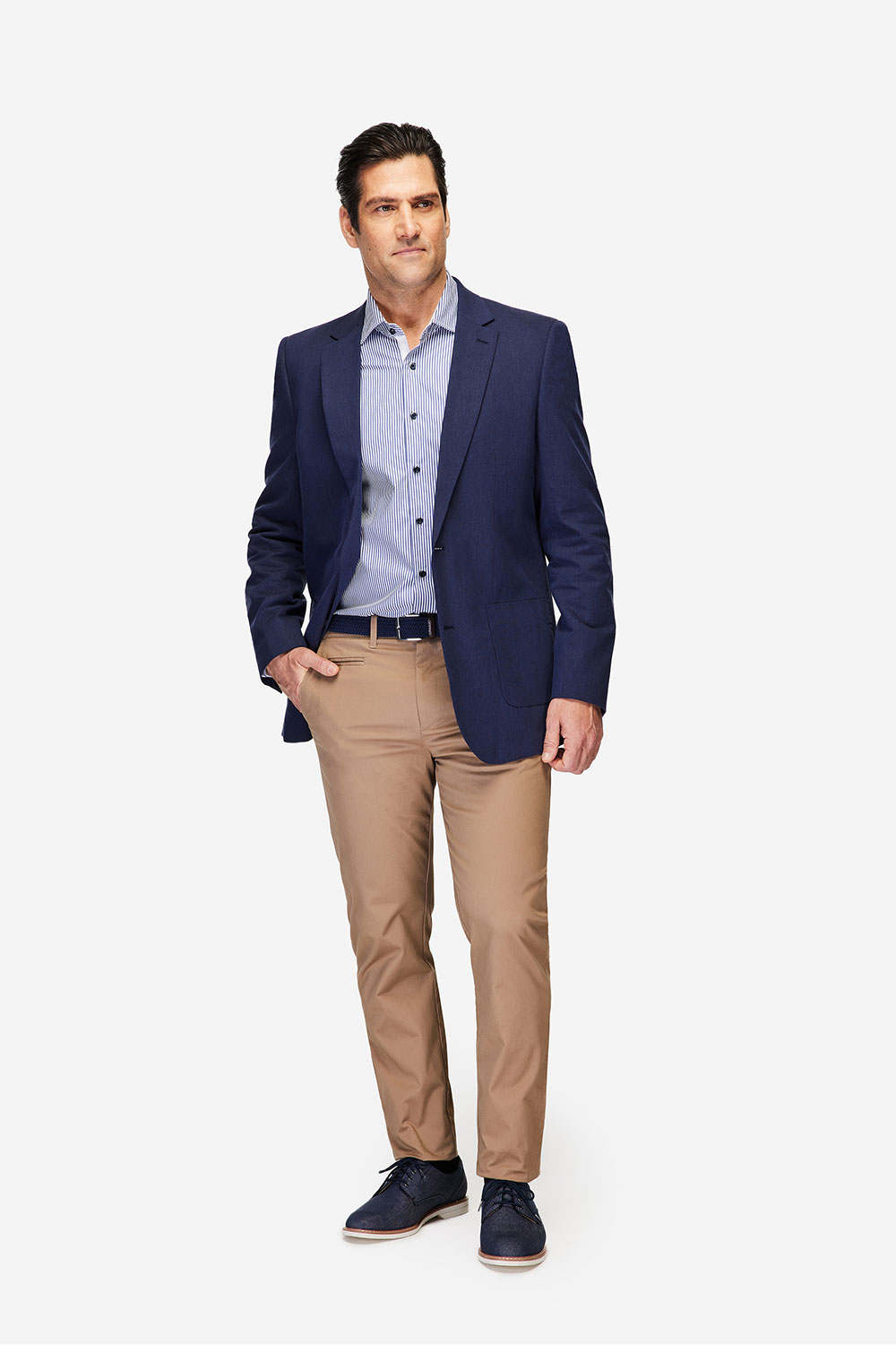 Black suit coat online with khaki pants